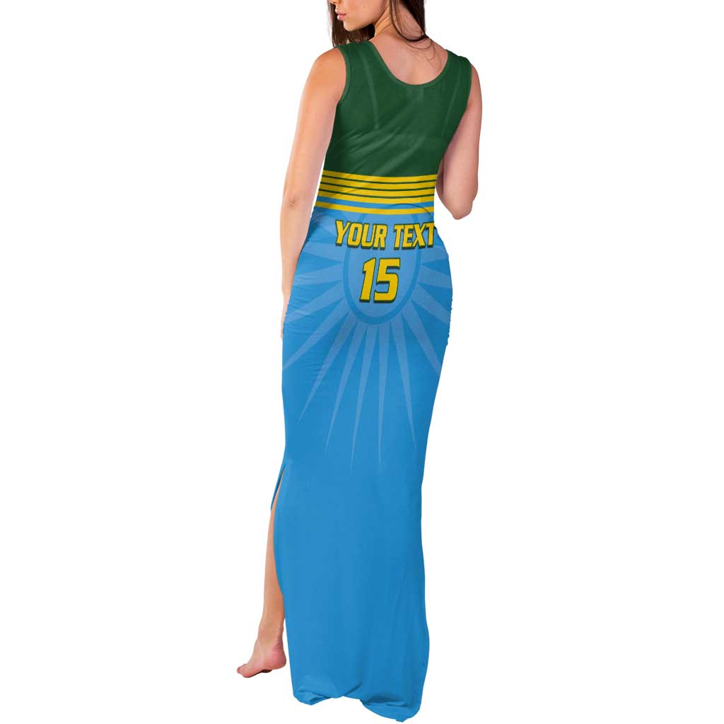 Custom Rwanda Basketball Tank Maxi Dress Go Champions - Wonder Print Shop