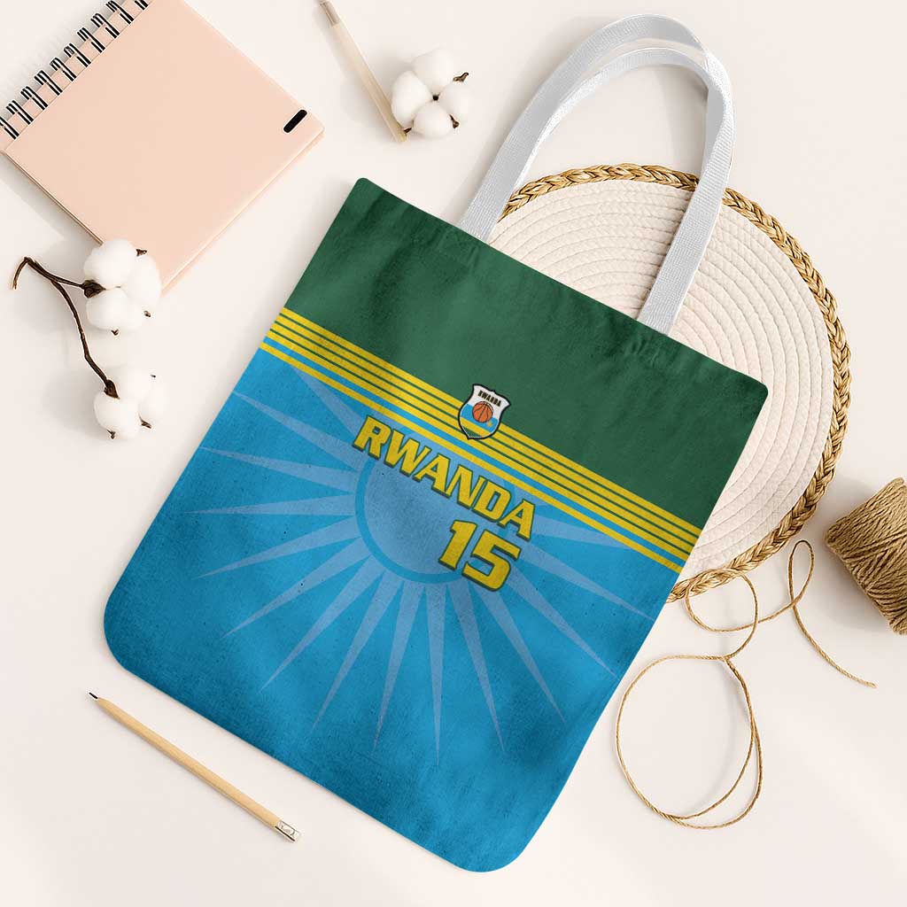 Custom Rwanda Basketball Tote Bag Go Champions - Wonder Print Shop