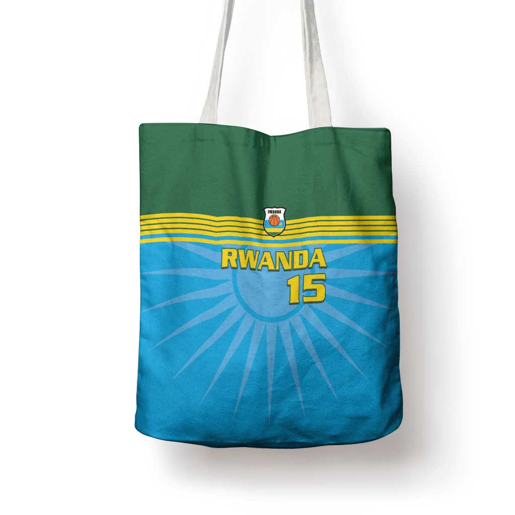 Custom Rwanda Basketball Tote Bag Go Champions - Wonder Print Shop