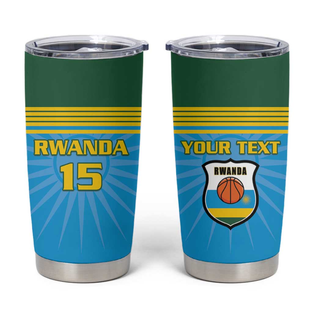 Custom Rwanda Basketball Tumbler Cup Go Champions - Wonder Print Shop