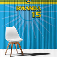 Custom Rwanda Basketball Window Curtain Go Champions - Wonder Print Shop