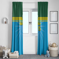 Custom Rwanda Basketball Window Curtain Go Champions - Wonder Print Shop