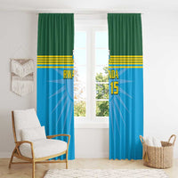 Custom Rwanda Basketball Window Curtain Go Champions - Wonder Print Shop
