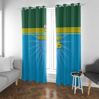 Custom Rwanda Basketball Window Curtain Go Champions - Wonder Print Shop