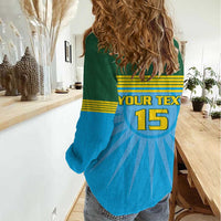 Custom Rwanda Basketball Women Casual Shirt Go Champions - Wonder Print Shop