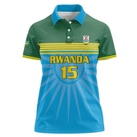 Custom Rwanda Basketball Women Polo Shirt Go Champions - Wonder Print Shop