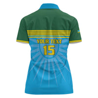 Custom Rwanda Basketball Women Polo Shirt Go Champions - Wonder Print Shop