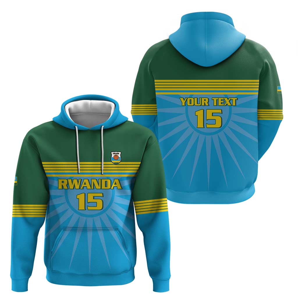 Custom Rwanda Basketball Zip Hoodie Go Champions - Wonder Print Shop