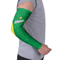 Custom Senegal Basketball Arm Sleeves Go Champions Lions - Wonder Print Shop