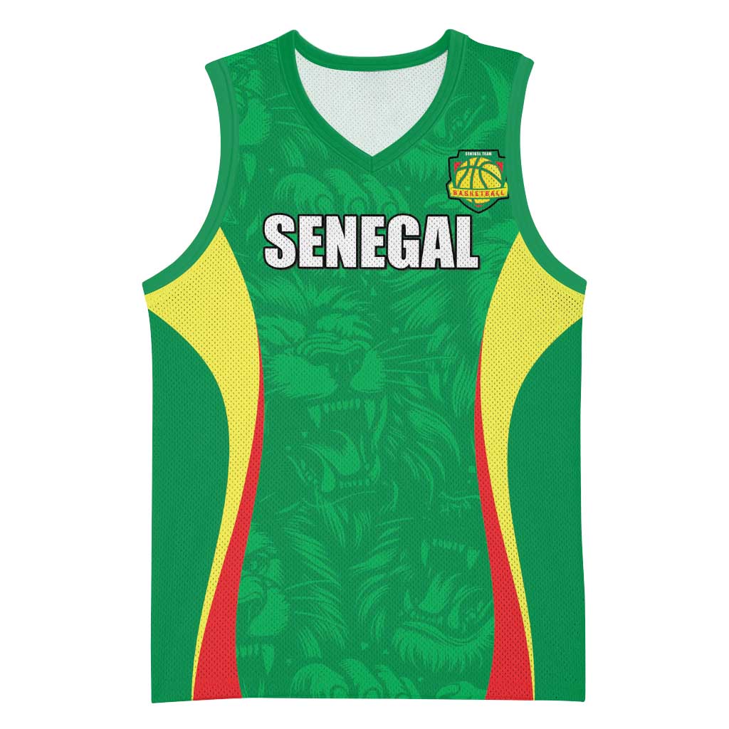 Custom Senegal Basketball Basketball Jersey Go Champions Lions - Wonder Print Shop