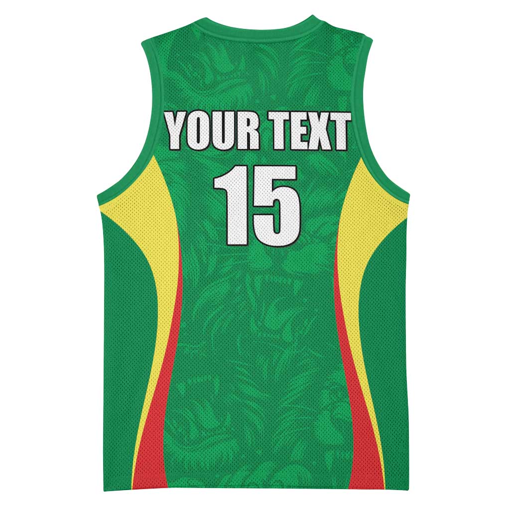 Custom Senegal Basketball Basketball Jersey Go Champions Lions - Wonder Print Shop
