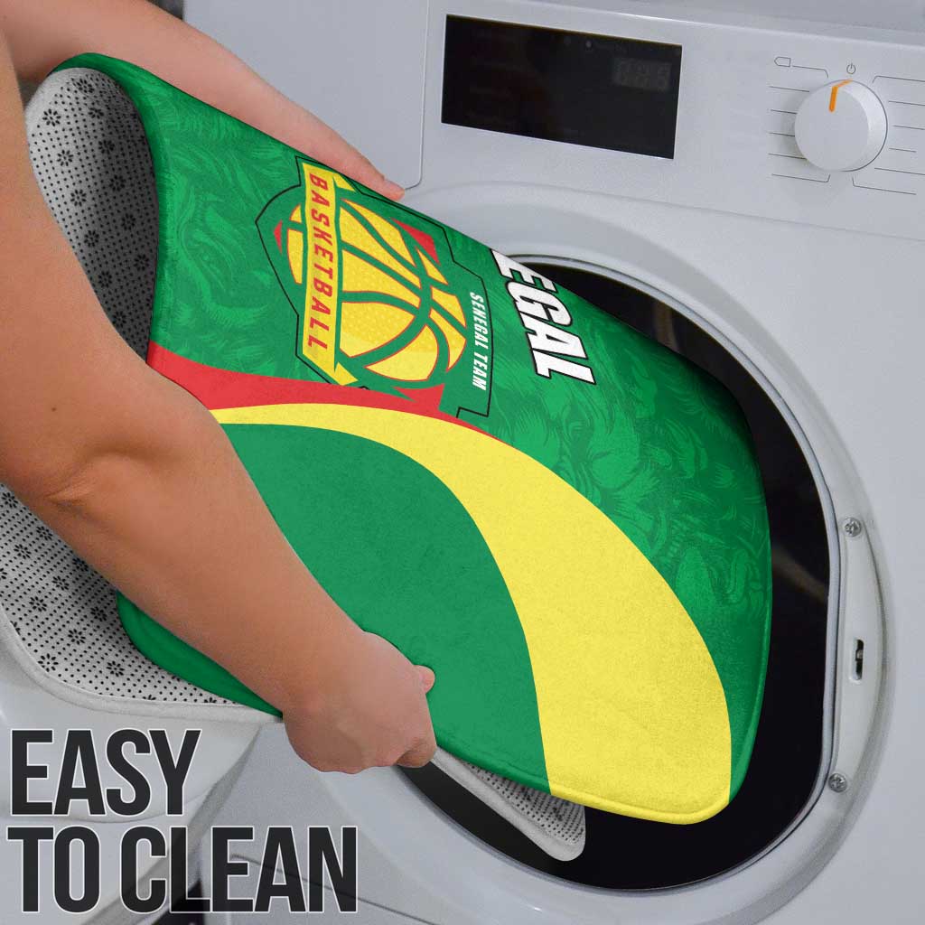 Custom Senegal Basketball Bathroom Set Go Champions Lions - Wonder Print Shop