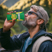 Custom Senegal Basketball 4 in 1 Can Cooler Tumbler Go Champions Lions - Wonder Print Shop