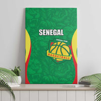 Custom Senegal Basketball Canvas Wall Art Go Champions Lions - Wonder Print Shop