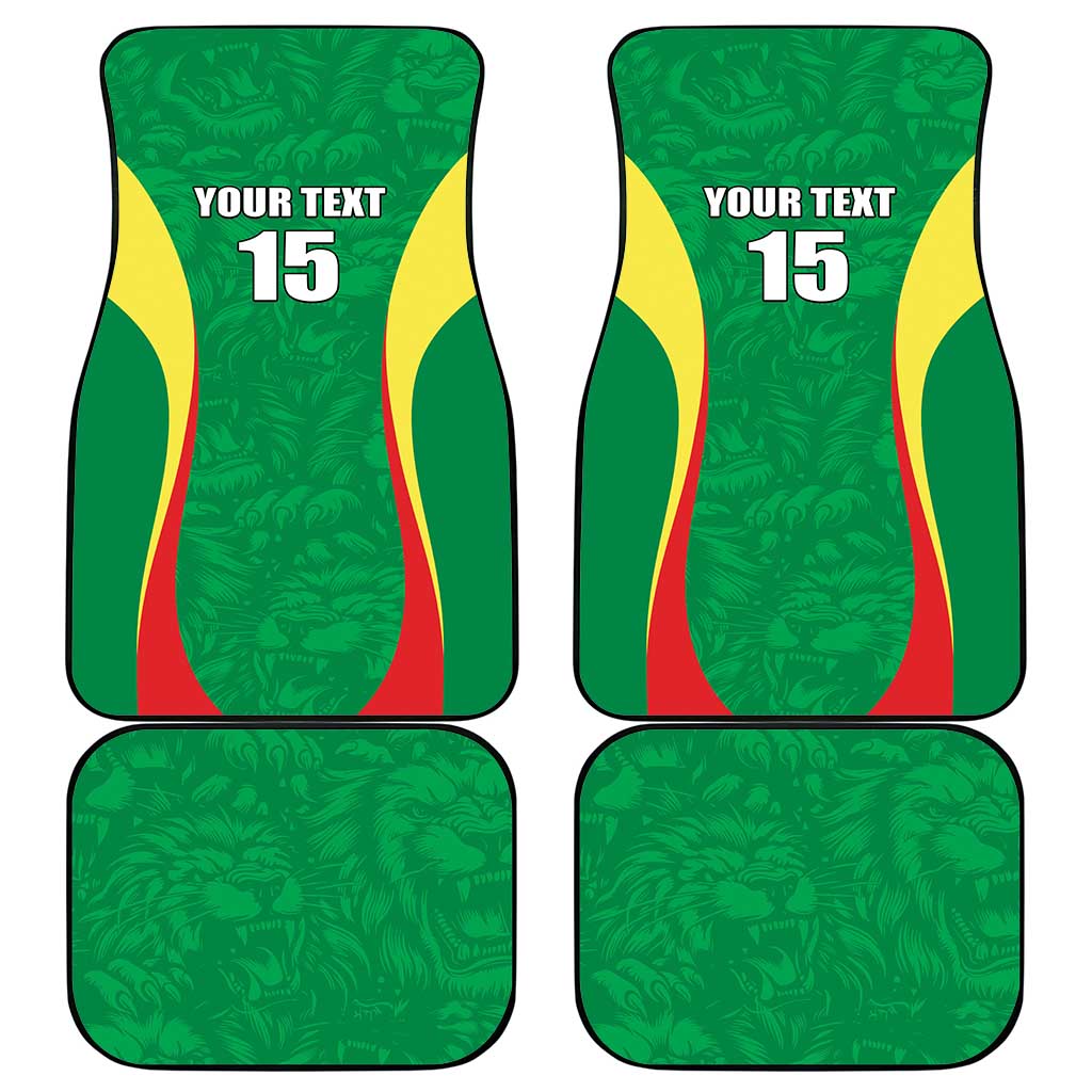 Custom Senegal Basketball Car Mats Go Champions Lions - Wonder Print Shop