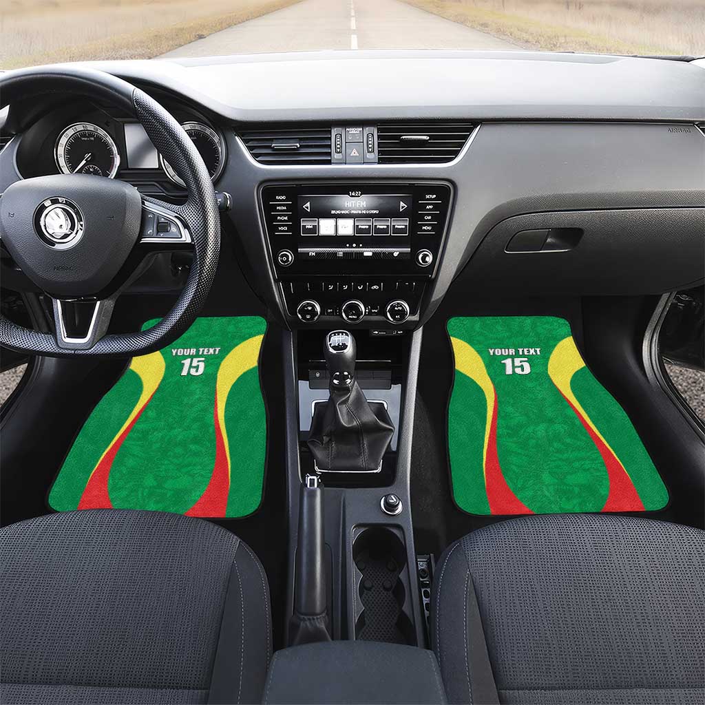 Custom Senegal Basketball Car Mats Go Champions Lions - Wonder Print Shop