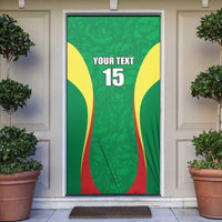 Custom Senegal Basketball Door Cover Go Champions Lions - Wonder Print Shop