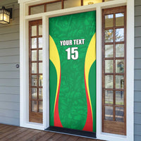 Custom Senegal Basketball Door Cover Go Champions Lions - Wonder Print Shop