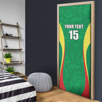Custom Senegal Basketball Door Cover Go Champions Lions - Wonder Print Shop