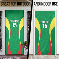Custom Senegal Basketball Door Cover Go Champions Lions - Wonder Print Shop