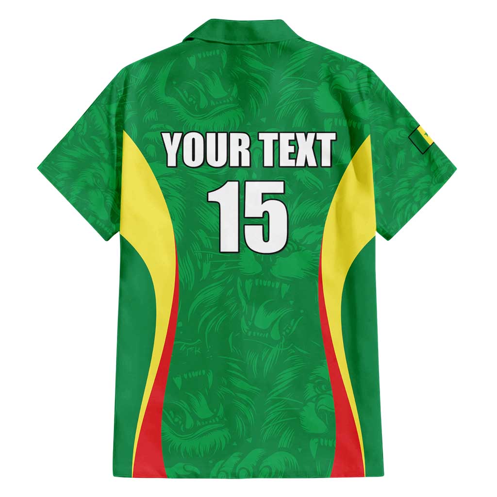 Custom Senegal Basketball Family Matching Summer Maxi Dress and Hawaiian Shirt Go Champions Lions - Wonder Print Shop