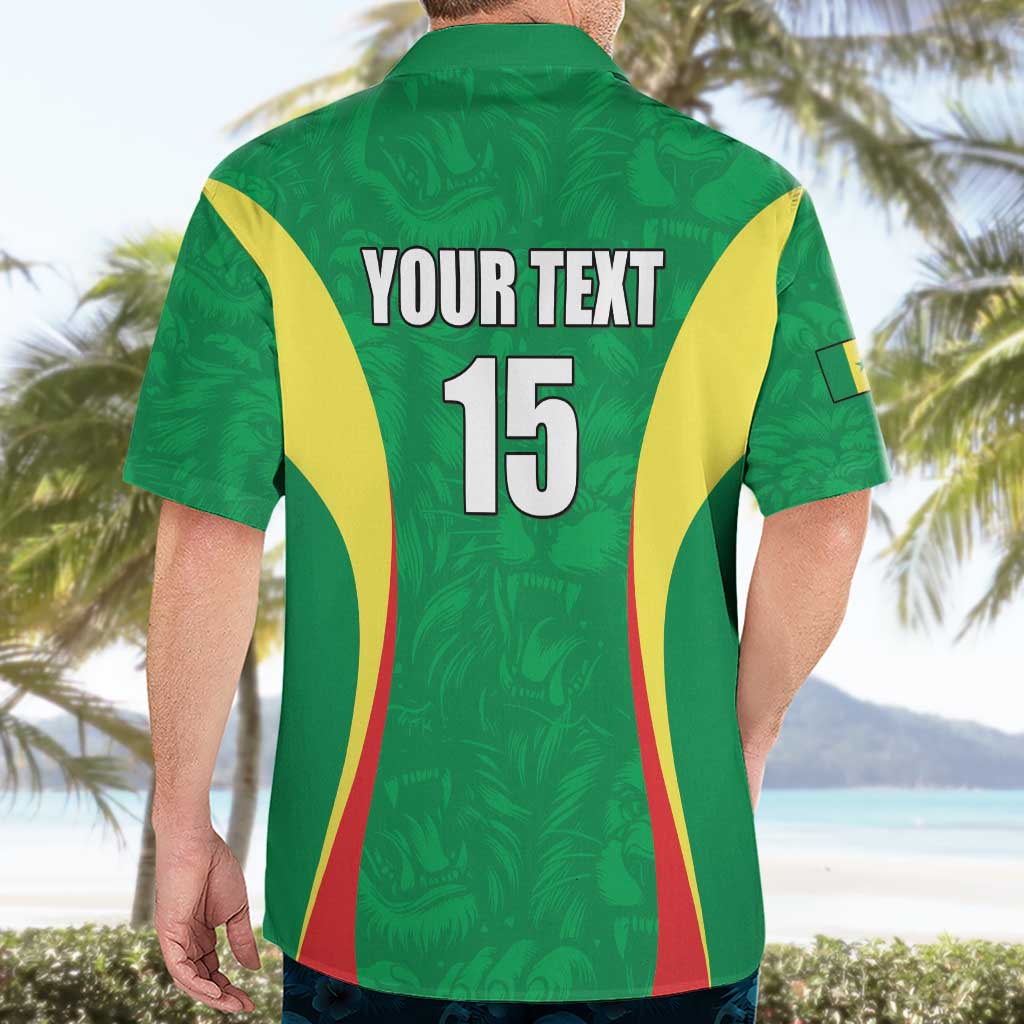 Custom Senegal Basketball Hawaiian Shirt Go Champions Lions - Wonder Print Shop