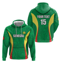 Custom Senegal Basketball Hoodie Go Champions Lions - Wonder Print Shop