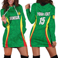 Custom Senegal Basketball Hoodie Dress Go Champions Lions - Wonder Print Shop