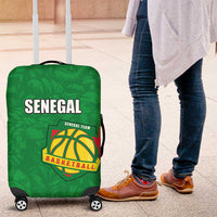 Custom Senegal Basketball Luggage Cover Go Champions Lions - Wonder Print Shop