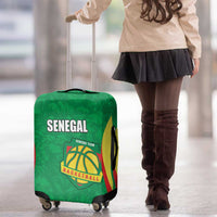 Custom Senegal Basketball Luggage Cover Go Champions Lions - Wonder Print Shop