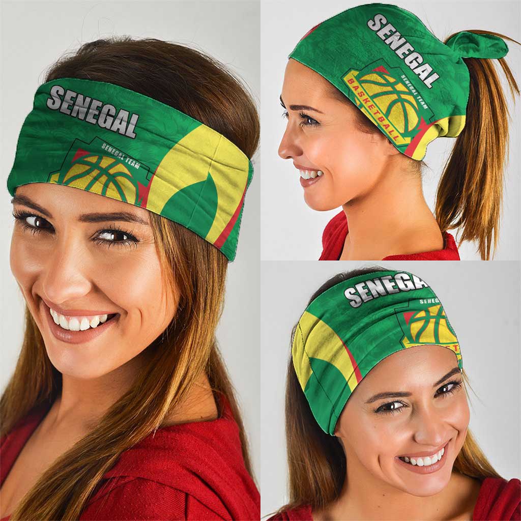 Custom Senegal Basketball Neck Gaiter Go Champions Lions - Wonder Print Shop