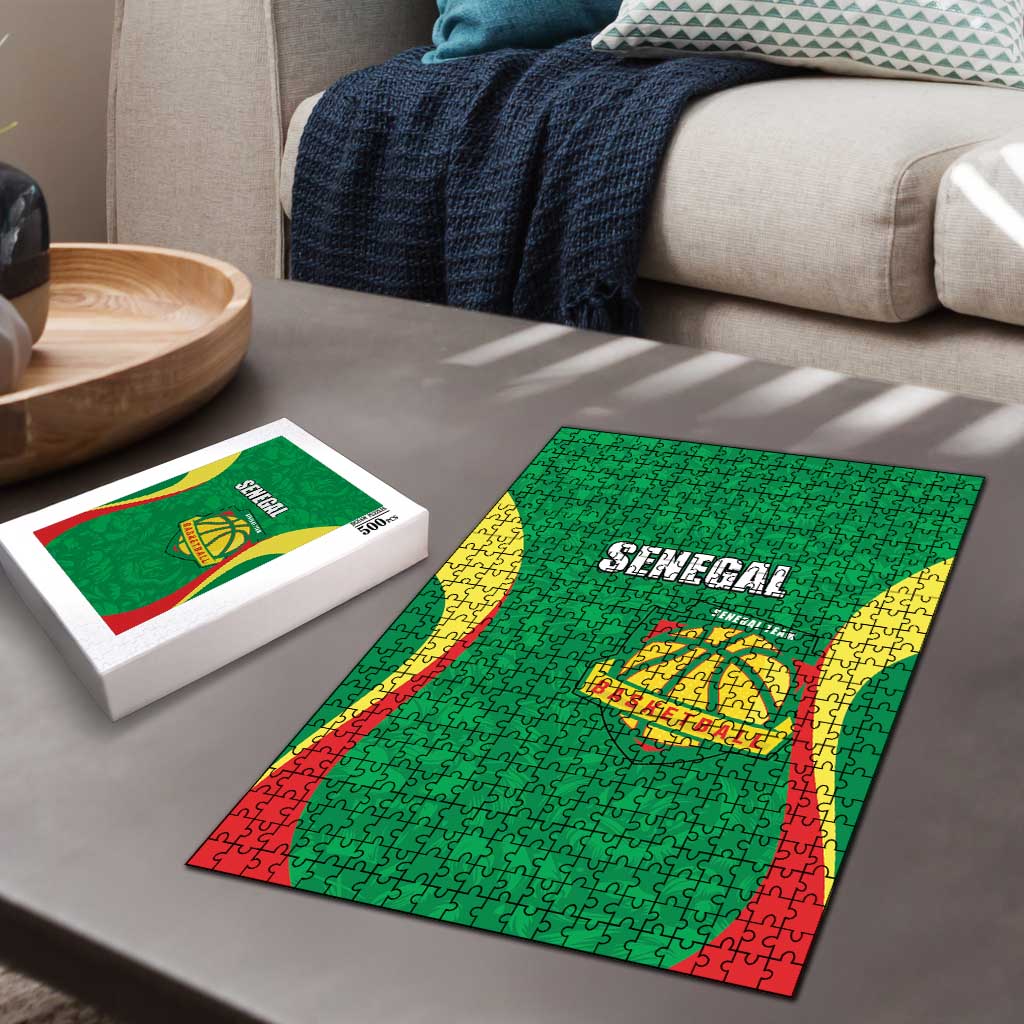 Custom Senegal Basketball Puzzle Go Champions Lions - Wonder Print Shop