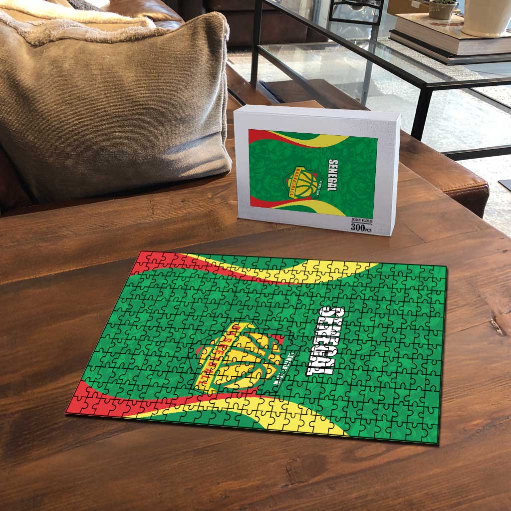 Custom Senegal Basketball Puzzle Go Champions Lions - Wonder Print Shop