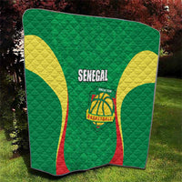 Custom Senegal Basketball Quilt Go Champions Lions - Wonder Print Shop