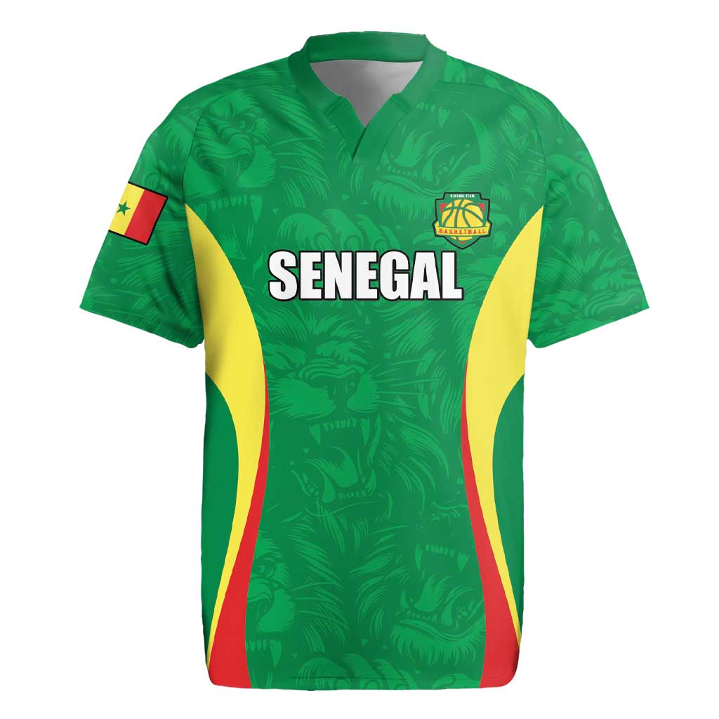 Custom Senegal Basketball Rugby Jersey Go Champions Lions - Wonder Print Shop