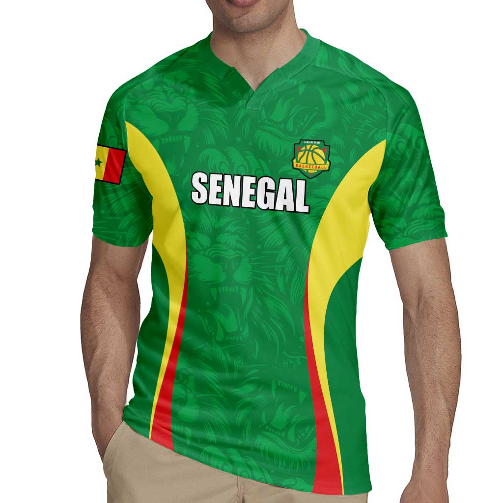 Custom Senegal Basketball Rugby Jersey Go Champions Lions - Wonder Print Shop