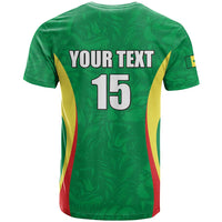 Custom Senegal Basketball T Shirt Go Champions Lions - Wonder Print Shop