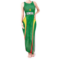 Custom Senegal Basketball Tank Maxi Dress Go Champions Lions - Wonder Print Shop