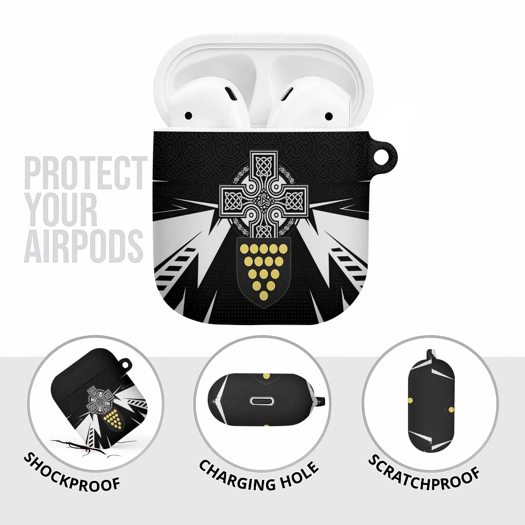 Cornwall Celtic Cross AirPods Case Coat Of Arms With Celtic Pattern - Wonder Print Shop