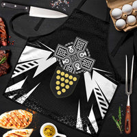 Cornwall Celtic Cross Apron Coat Of Arms With Celtic Pattern - Wonder Print Shop