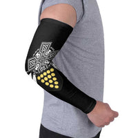 Cornwall Celtic Cross Arm Sleeves Coat Of Arms With Celtic Pattern - Wonder Print Shop
