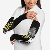 Cornwall Celtic Cross Arm Sleeves Coat Of Arms With Celtic Pattern - Wonder Print Shop