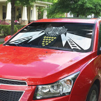 Cornwall Celtic Cross Auto Sun Shade Coat Of Arms With Celtic Pattern - Wonder Print Shop