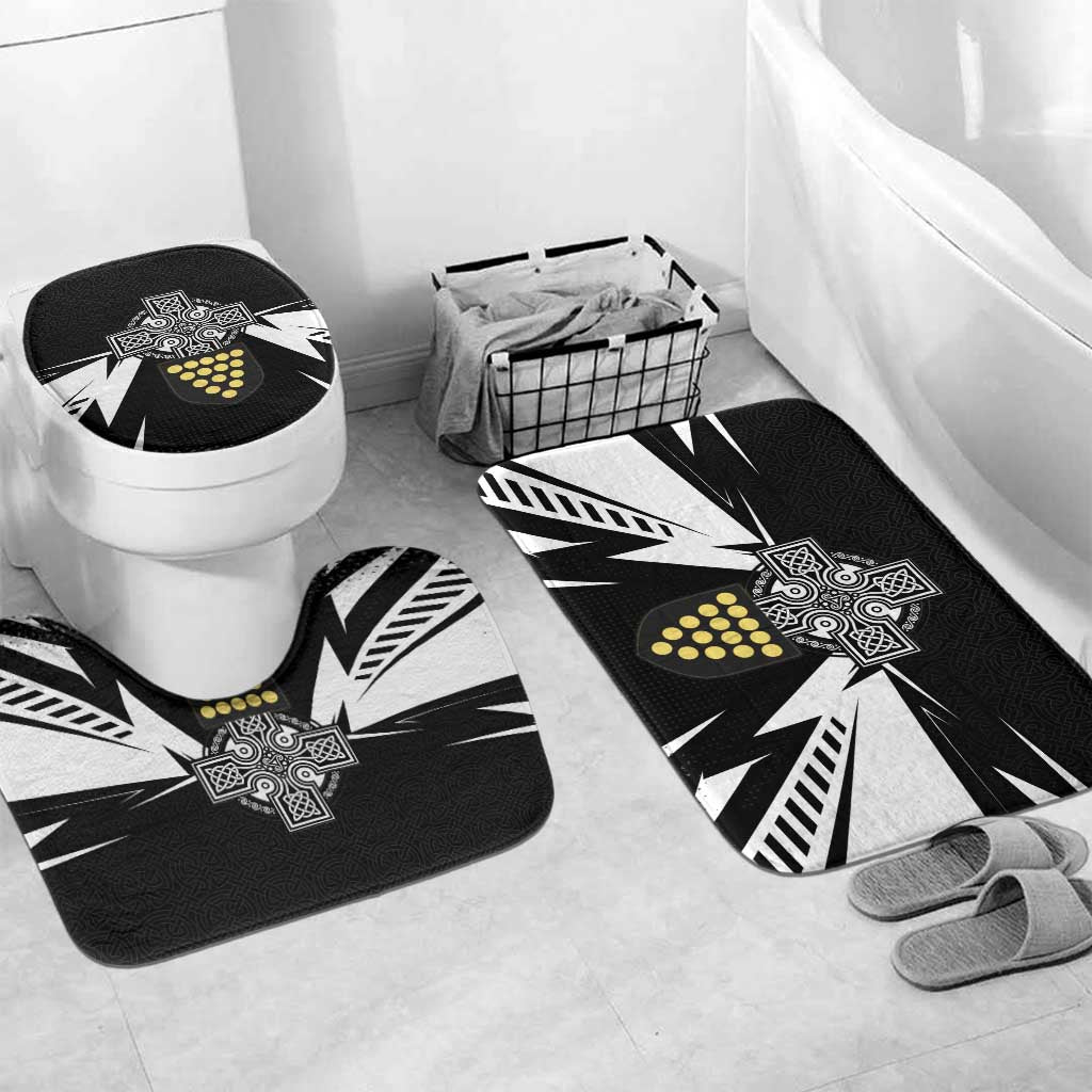 Cornwall Celtic Cross Bathroom Set Coat Of Arms With Celtic Pattern - Wonder Print Shop