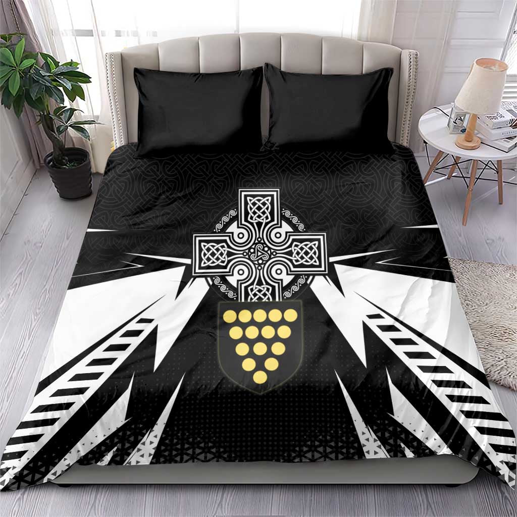 Cornwall Celtic Cross Bedding Set Coat Of Arms With Celtic Pattern - Wonder Print Shop