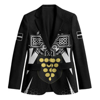 Cornwall Celtic Cross Blazer Coat Of Arms With Celtic Pattern - Wonder Print Shop