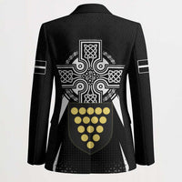 Cornwall Celtic Cross Blazer Coat Of Arms With Celtic Pattern - Wonder Print Shop