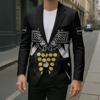 Cornwall Celtic Cross Blazer Coat Of Arms With Celtic Pattern - Wonder Print Shop