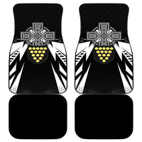 Cornwall Celtic Cross Car Mats Coat Of Arms With Celtic Pattern - Wonder Print Shop