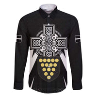 Cornwall Celtic Cross Family Matching Short Sleeve Bodycon Dress and Hawaiian Shirt Coat Of Arms With Celtic Pattern - Wonder Print Shop